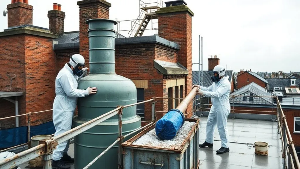 Water Tank & Flue Removal in Mayfair — HSE-licensed specialists